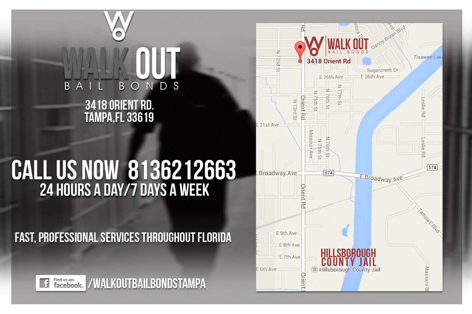 Walk Out Bail Bonds Location